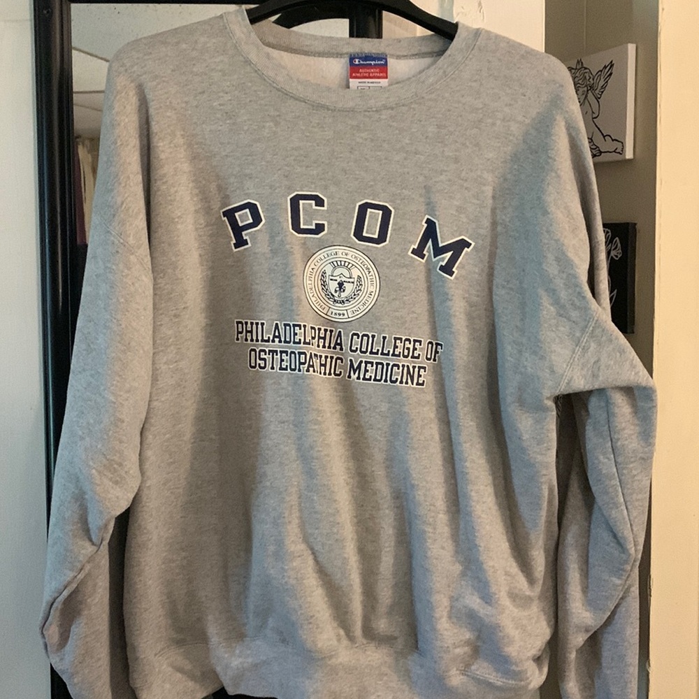 PCOM college champion sweat shirt